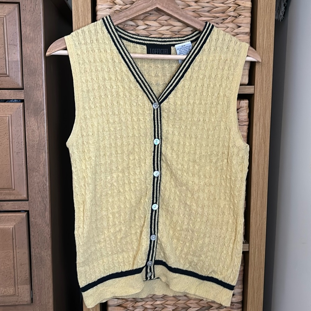 Vintage sweater vest